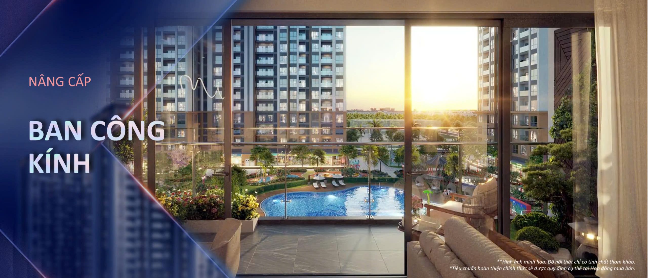 Ban công kính The K Park Avenue Vinhomes Thanh Hóa