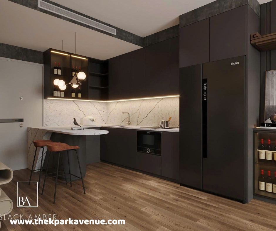 Thiết kế khu vực bếp căn hộ The K Park Avenue